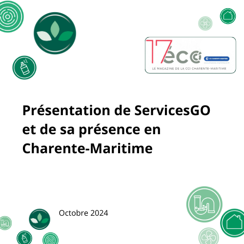 Présentation de SG dans le magazine de la CCI