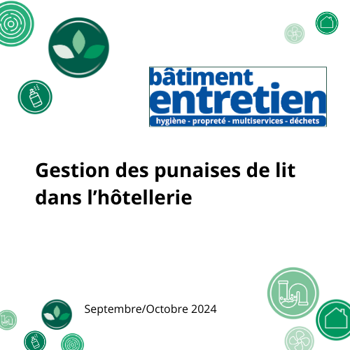 Gestion des punaises de lit dans les hôtels